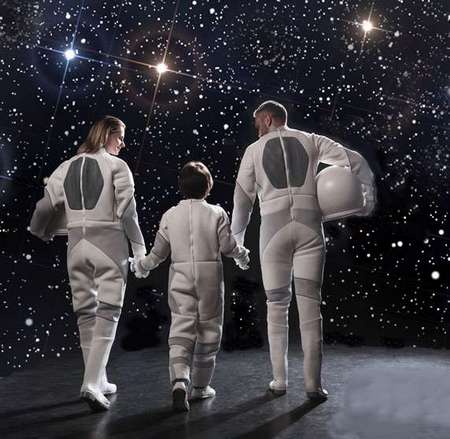 family of astronauts