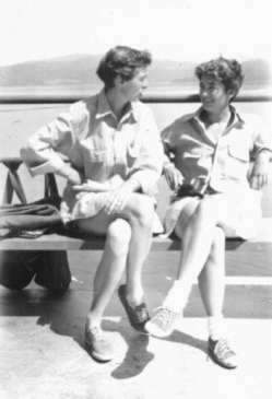 Staff members on the Dancewana, 1955