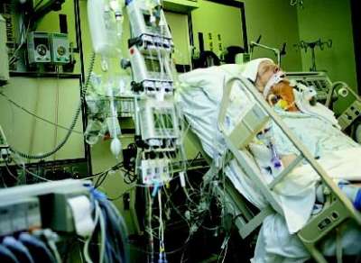 Patient in ICU