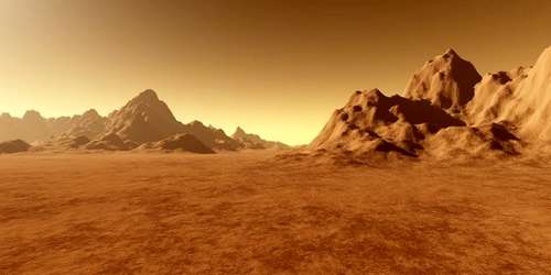 Martian landscape