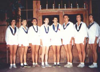 1954 Midnight Banquet, counselor choir