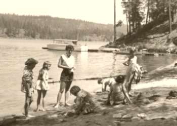On the campcraft beach